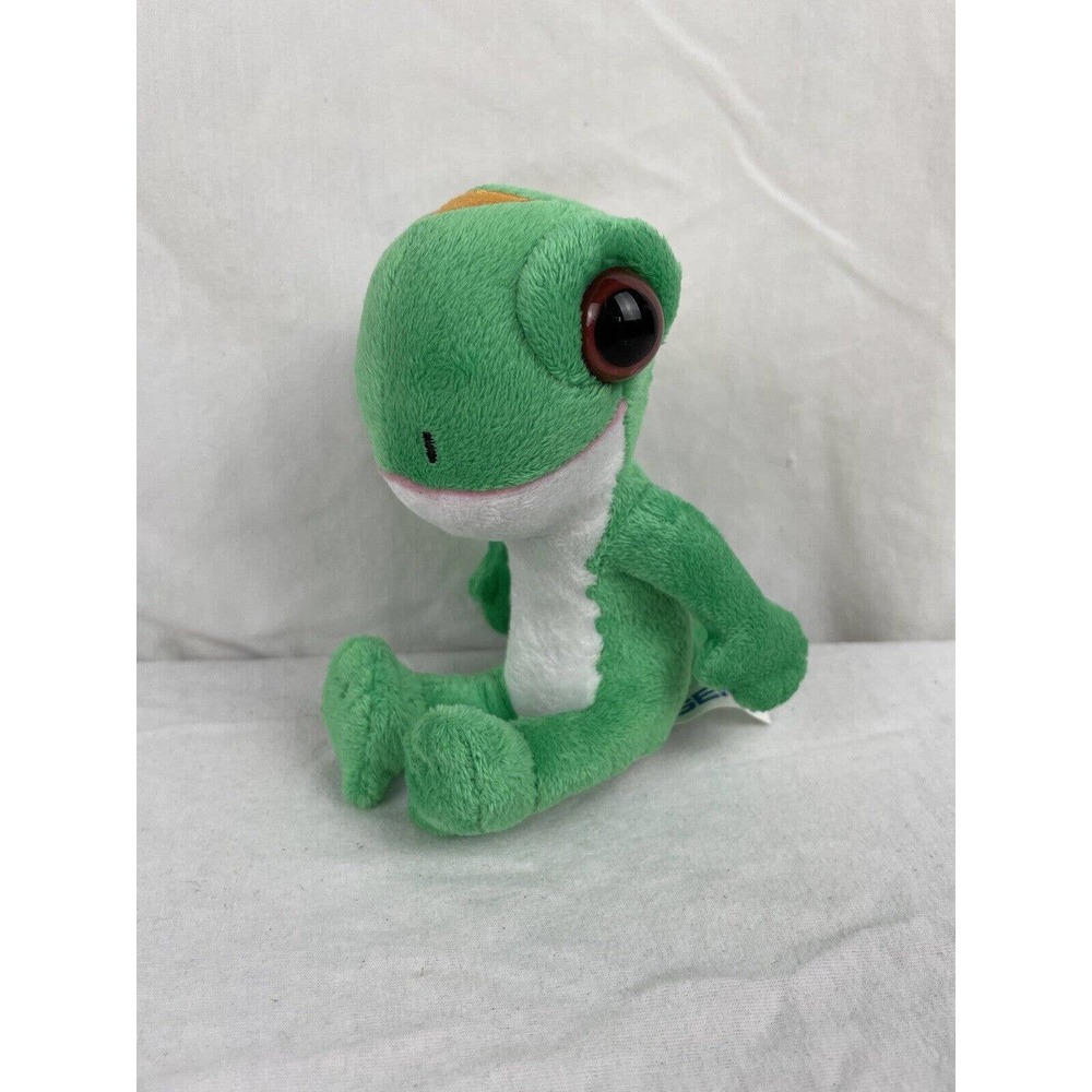 Geico GECKO 5" Plush Advertising Lizard Mascot Stuffed Animal. EUC